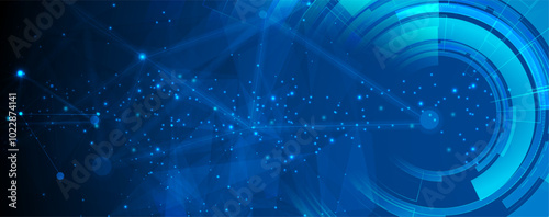 Streamlined technology background for a modern world