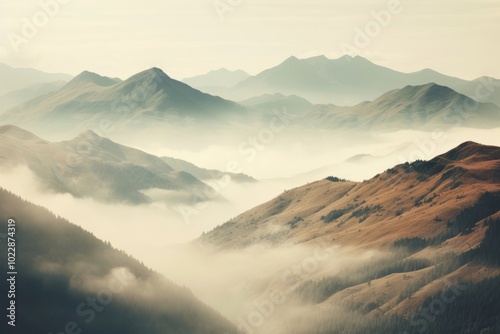 Mountain landscape outdoors nature.