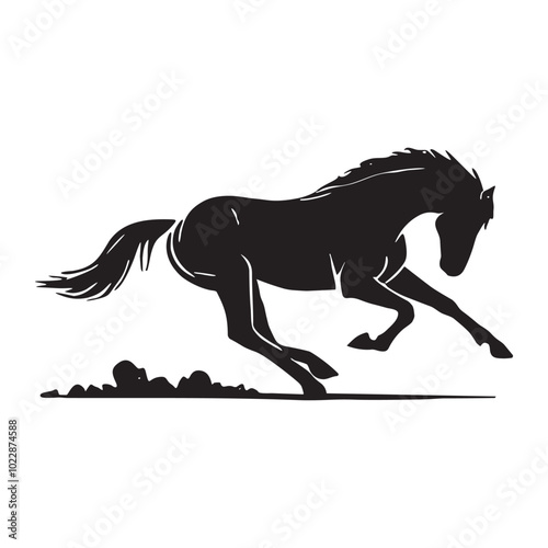 horse icon or logo isolated sign symbol vector illustration - high quality black style vector icons