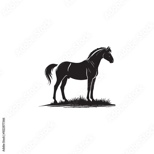 horse icon or logo isolated sign symbol vector illustration - high quality black style vector icons