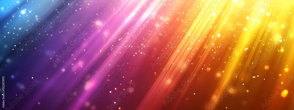 A vibrant burst of rainbow colors, radiating outward from the center in an explosion effect A vibrant burst of rainbow colors, radiating outward from the center in an explosion effect