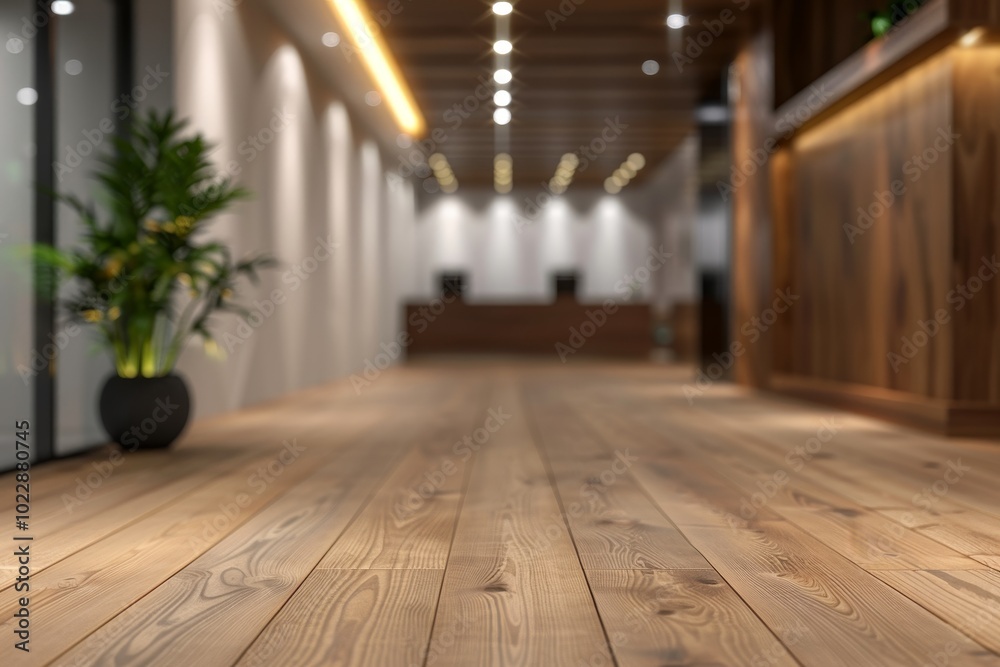 A beautifully designed lobby with polished wooden floors and modern lighting creates a welcoming atmosphere, enhanced by green plants and sleek furnishings. A beautifully designed lobby with polished wooden floors and modern lighting creates a welcoming atmosphere, enhanced by green plants and sleek furnishings.