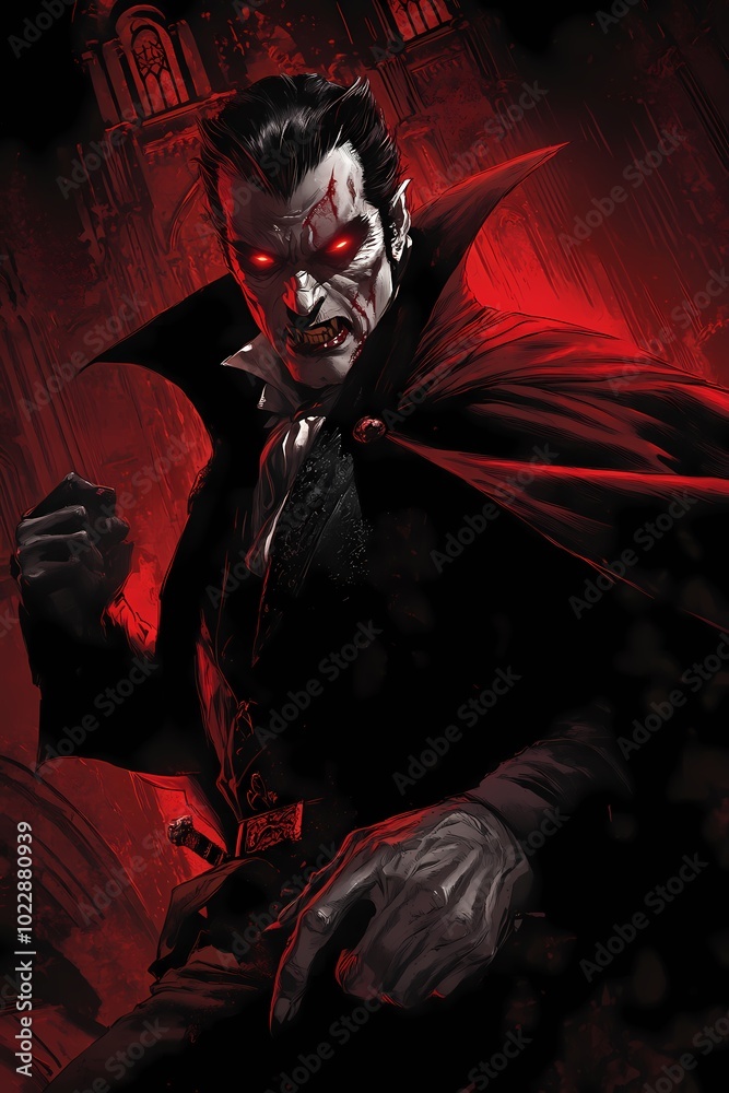 Timeless Elegance: Dracula’s Regal Portrait Timeless Elegance: Dracula’s Regal Portrait