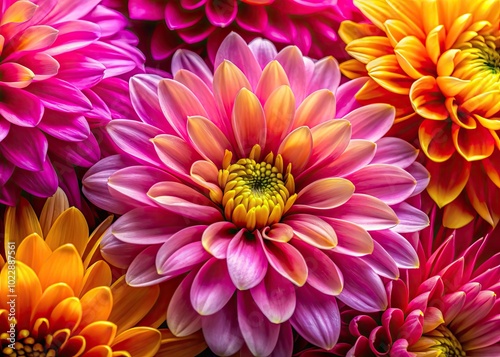 Vibrant Pink and Yellow Abstract Background for Creative Design and Artistic Projects