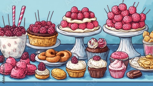 A Delicious Spread of Sweet Treats