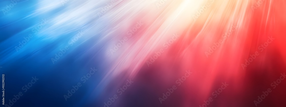 Abstract background with rays of light, in shades of blue and red, a futuristic technology concept Abstract background with rays of light, in shades of blue and red, a futuristic technology concept