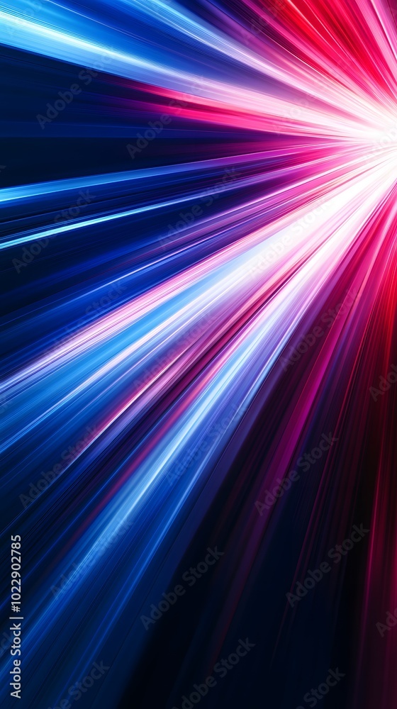 Abstract background with rays of light, in shades of blue and red, a futuristic technology concept Abstract background with rays of light, in shades of blue and red, a futuristic technology concept