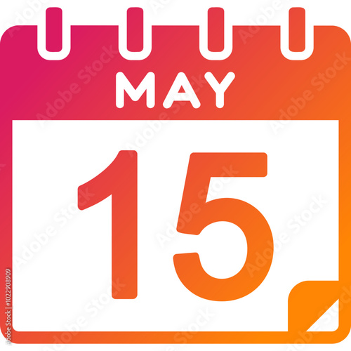 15 May Vector Icon Design
