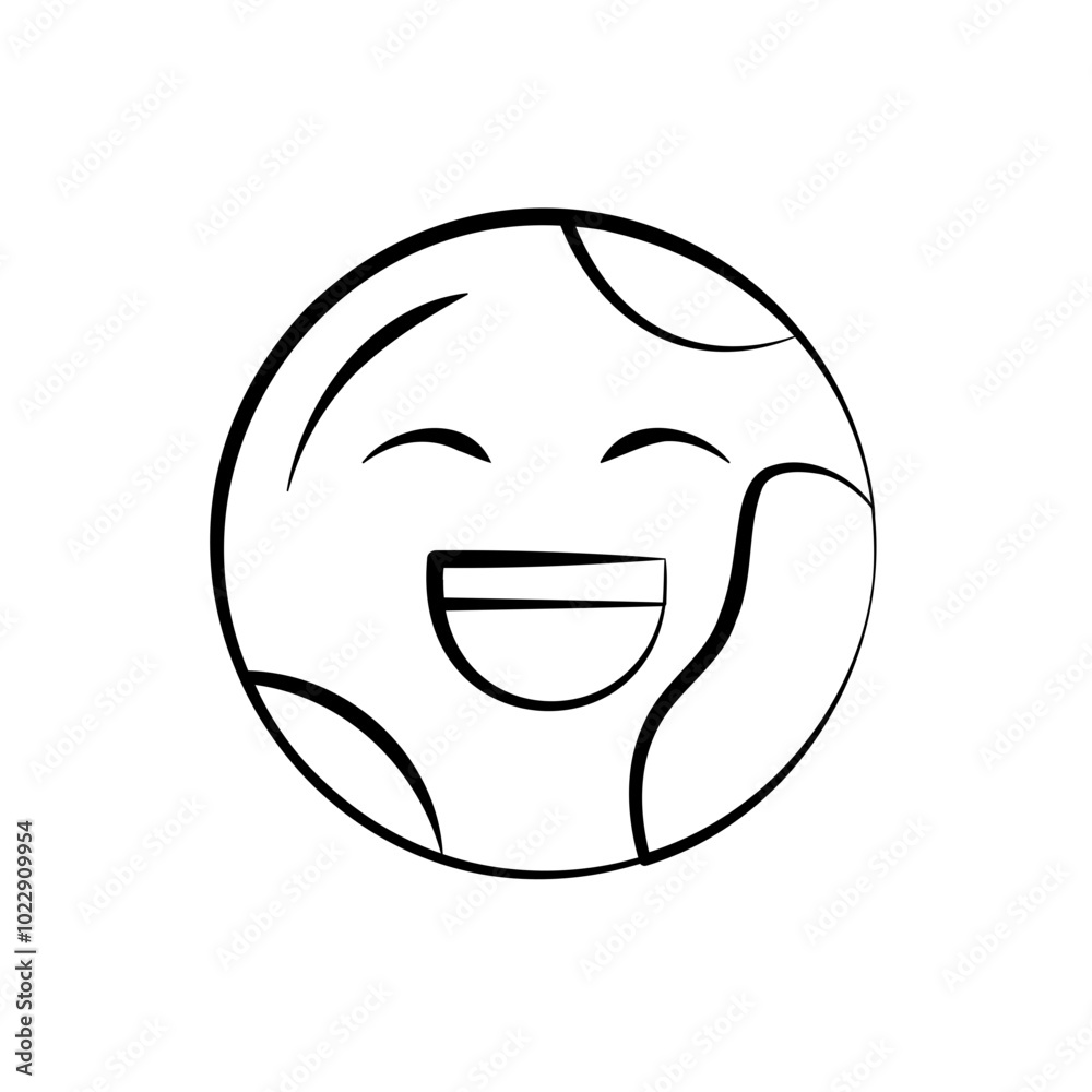 earth with happy faces earth with happy faces