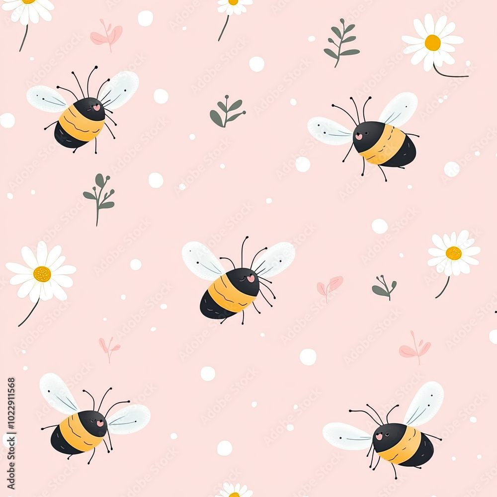 Beautiful Wallpaper with a Bee Design, Ideal Bees Poster or Graphic Resource for Creative Project, Ai Generative Beautiful Wallpaper with a Bee Design, Ideal Bees Poster or Graphic Resource for Creative Project, Ai Generative