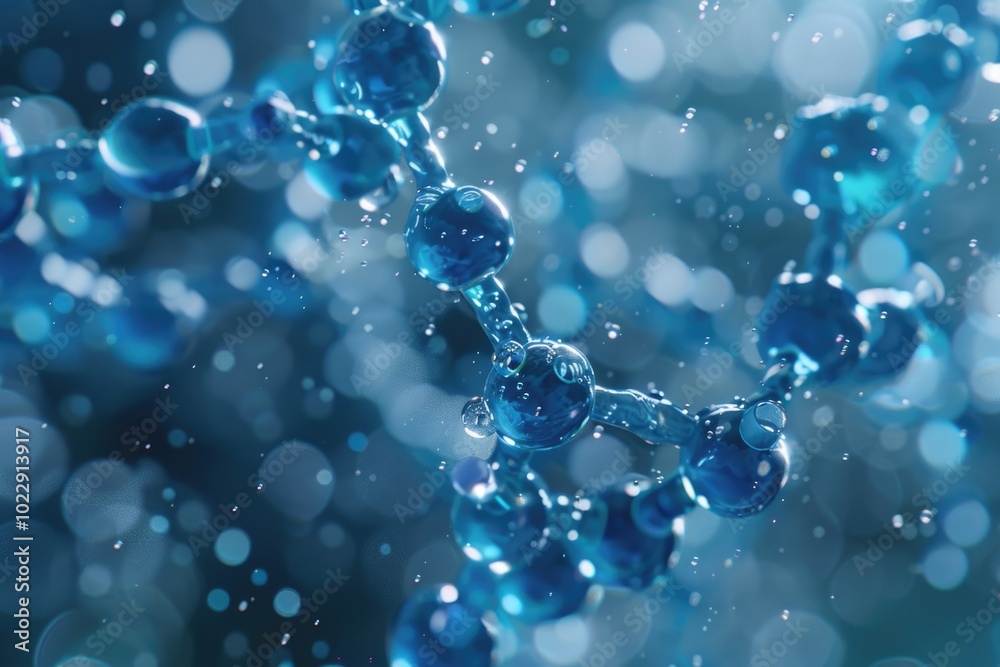 Science Molecular water drop DNA Model Structure Atoms bacgkround Medical Science Molecular water drop DNA Model Structure Atoms bacgkround Medical