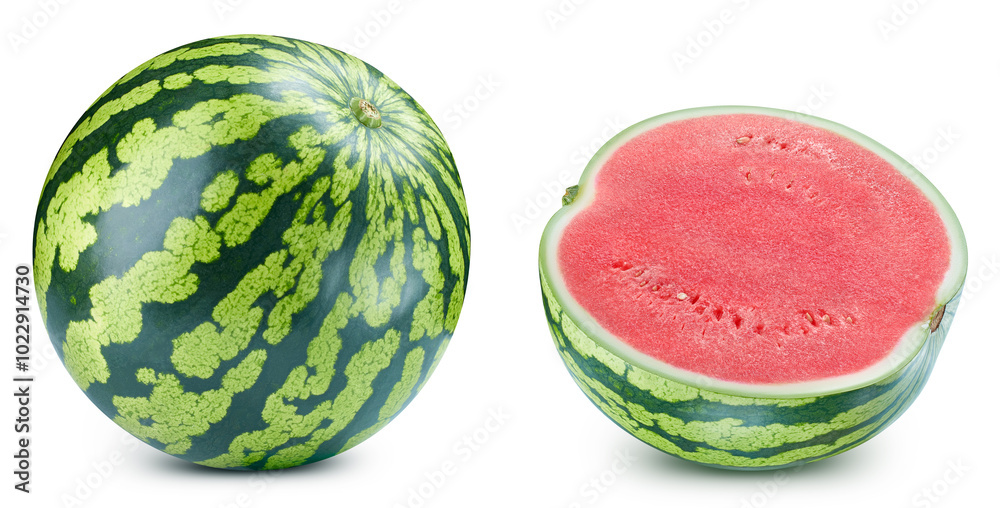 Watermelon isolated on white background Watermelon isolated on white background