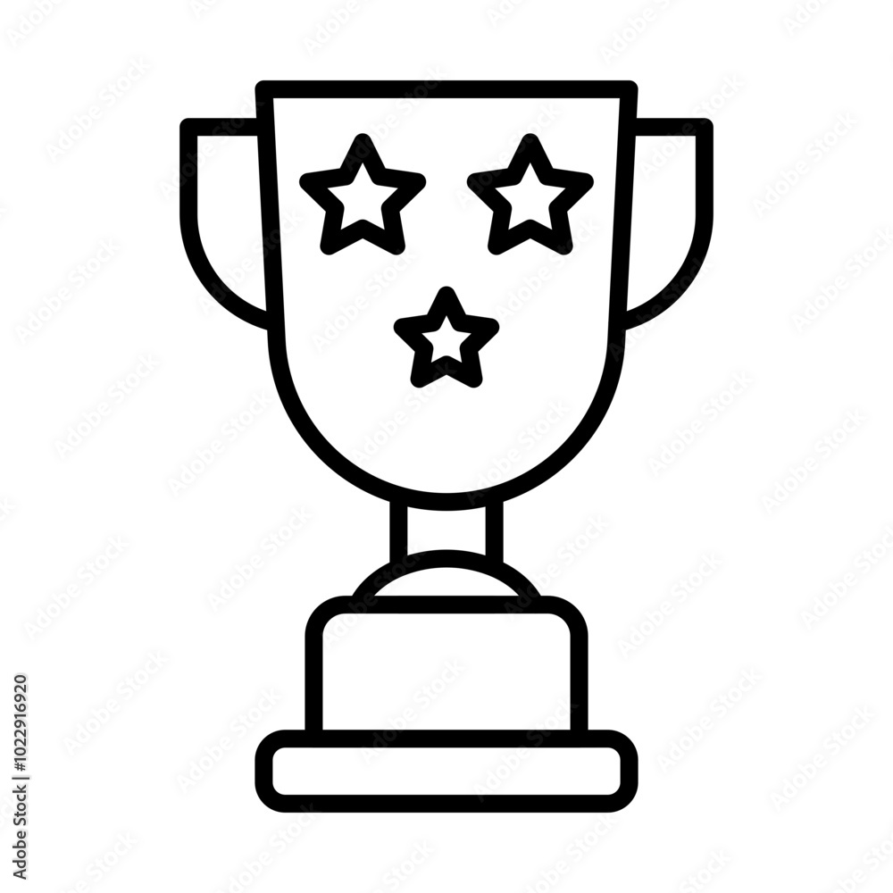 Success Trophy line icon Success Trophy line icon