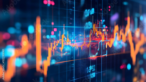 Concept of Digital Stock Sales