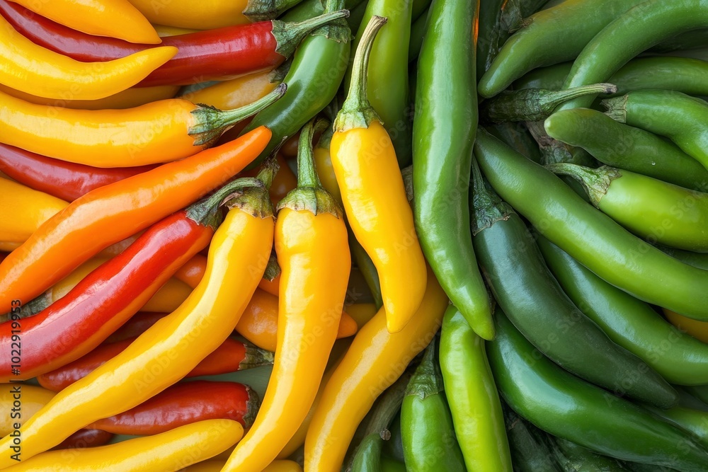 hot chilis background, closeup - generative ai hot chilis background, closeup - generative ai