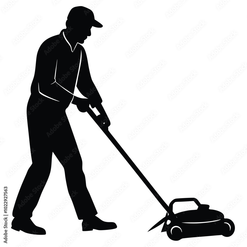 mowing-lawn-silhouette-black-color mowing-lawn-silhouette-black-color
