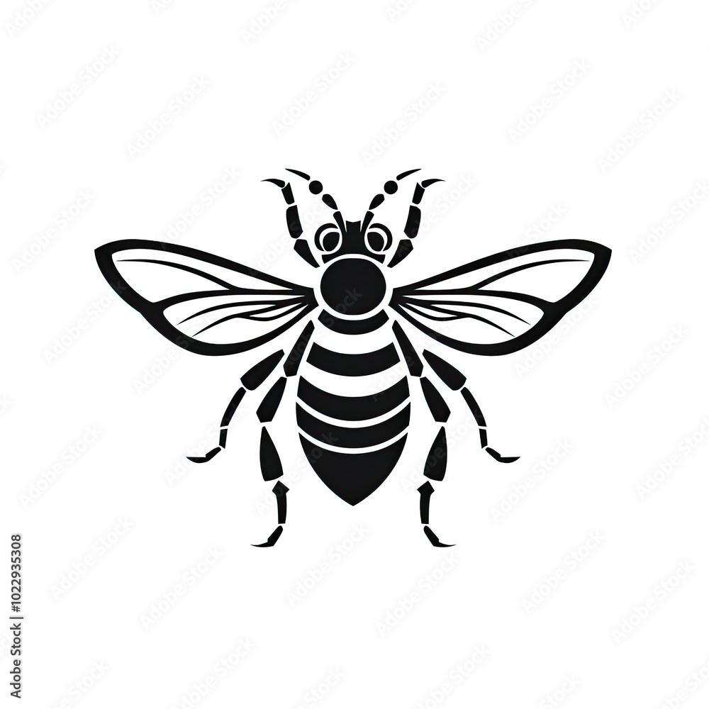 Beautiful Bee Logo, Bees Design for Your Corporate and Business Graphic Resource or Creative Project, Ai Generative Beautiful Bee Logo, Bees Design for Your Corporate and Business Graphic Resource or Creative Project, Ai Generative