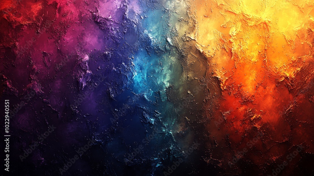 Vivid colors blend on textured canvas, creating mesmerizing abstract background with matte painting effect. Swirling, mixing colors form modern, artistic design Vivid colors blend on textured canvas, creating mesmerizing abstract background with matte painting effect. Swirling, mixing colors form modern, artistic design