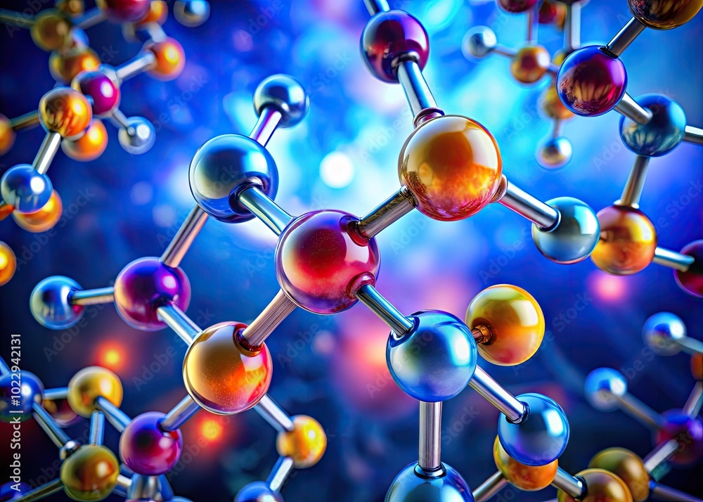 Molecular Structure of Methane: 3D Visualization of CH4 with Bonds and Atomic Arrangement
