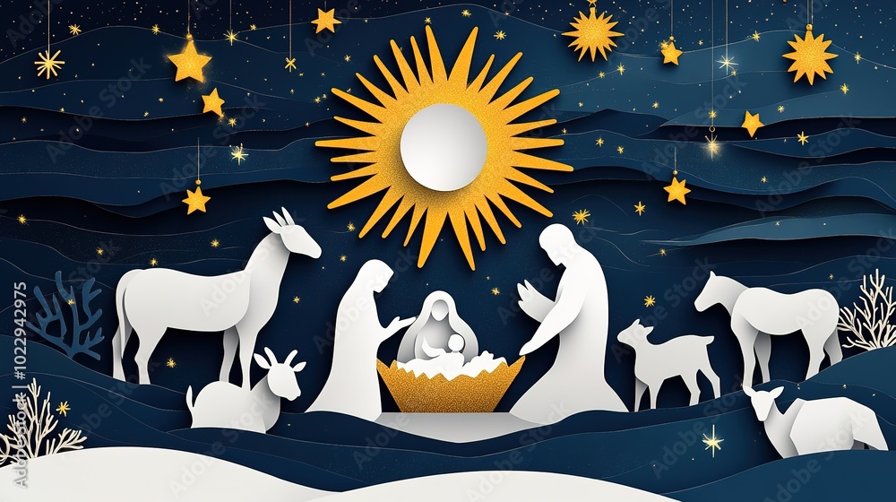 The background of Epiphany people celebrate the holiday propaganda cartoon illustrations,generated with AI. The background of Epiphany people celebrate the holiday propaganda cartoon illustrations,generated with AI.
