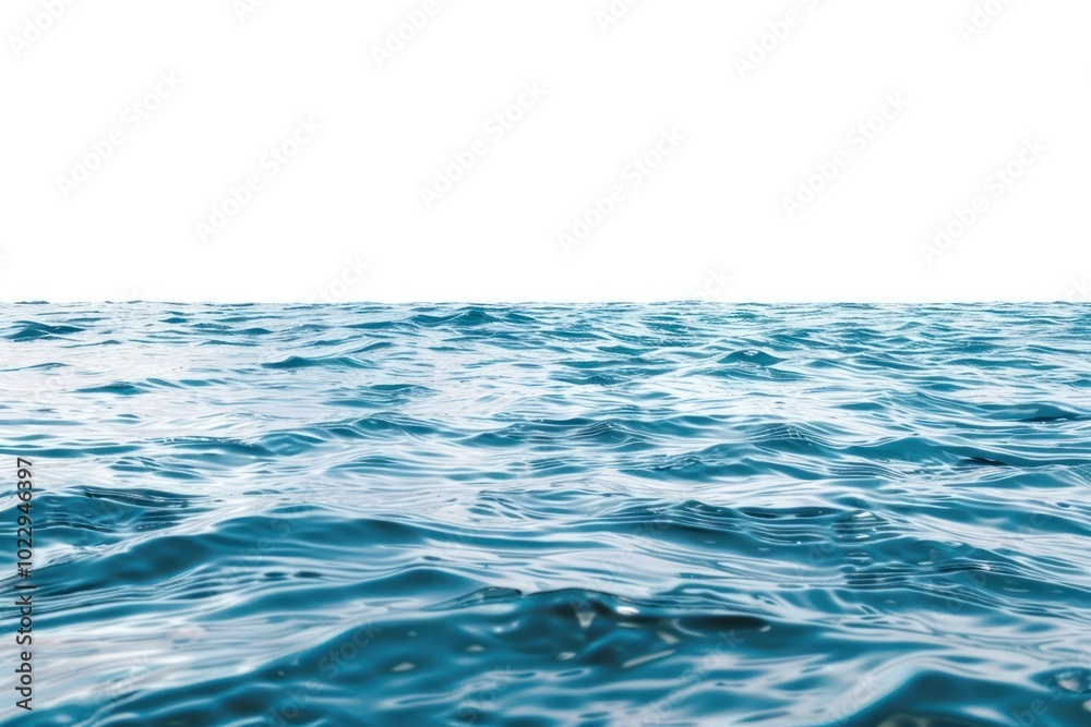 Vast tranquil ocean horizon view Vast tranquil ocean horizon view