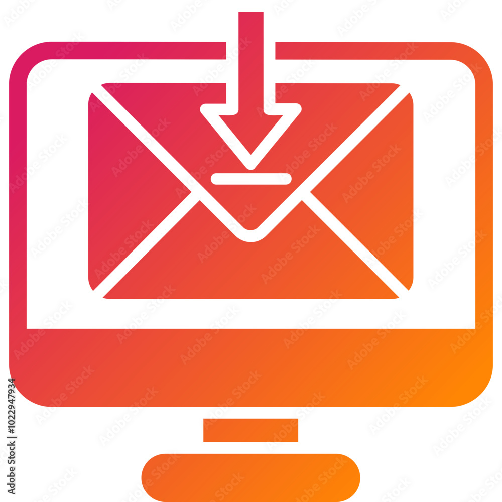 Receive Mail Vector Icon Design