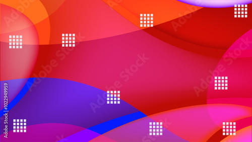 Red blue curves abstract background nice for wallpaper or banner