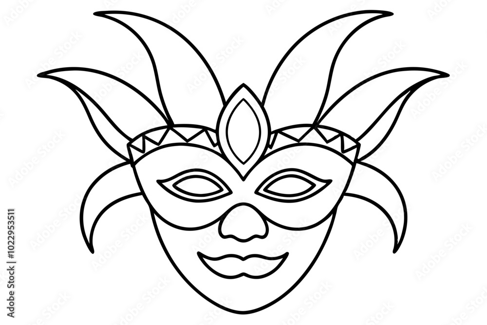 Carnival mask icon, carnival mask line art vector illustration, mardi gras elements vector
Carnival mask icon, carnival mask line art vector illustration, mardi gras elements vector