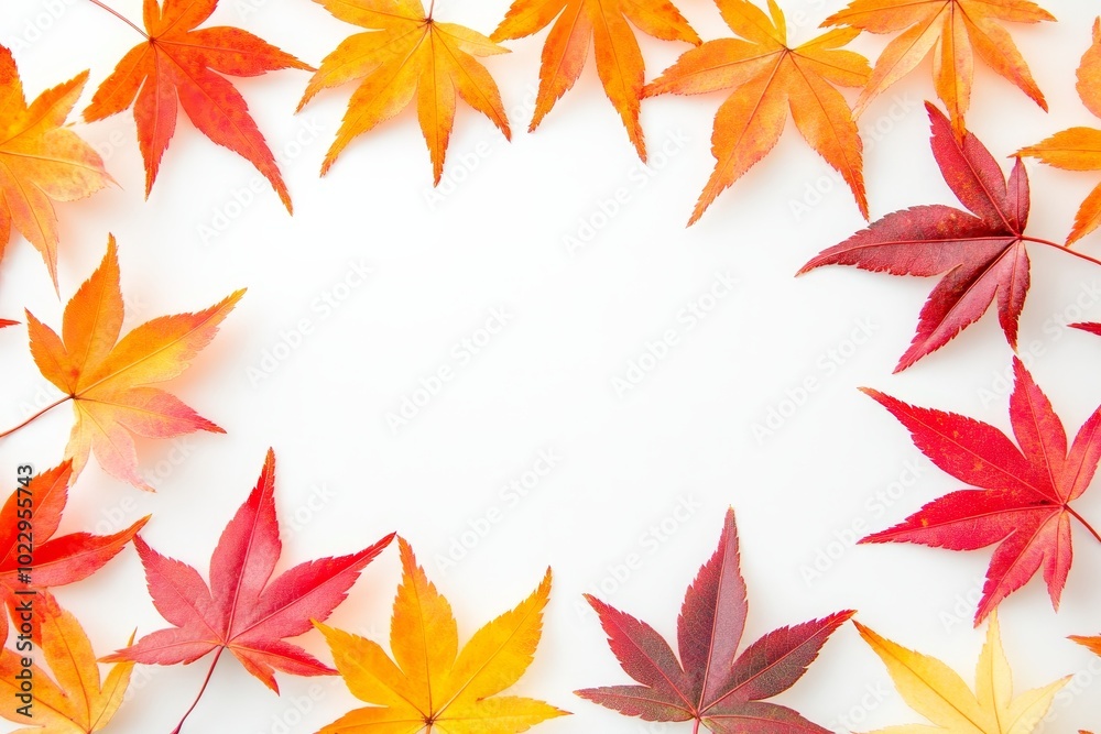 Arrangement of dried leaves. White background. Top view. Flat lay. Arrangement of dried leaves. White background. Top view. Flat lay.