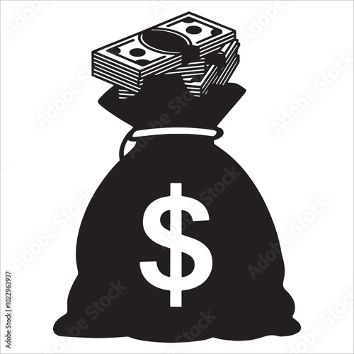 bag with money