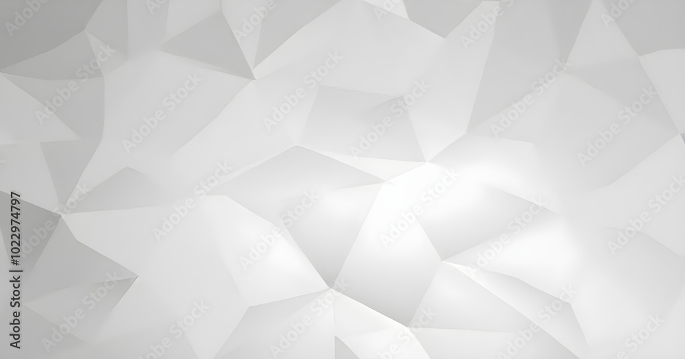 Abstract white low poly background forming a geometric pattern Abstract white low poly background forming a geometric pattern