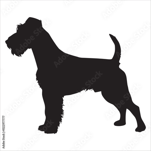 dog silhouette vector