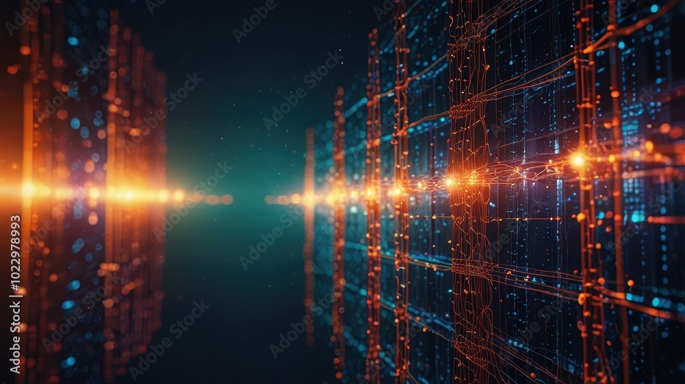 abstract background with glowing lines abstract background with glowing lines