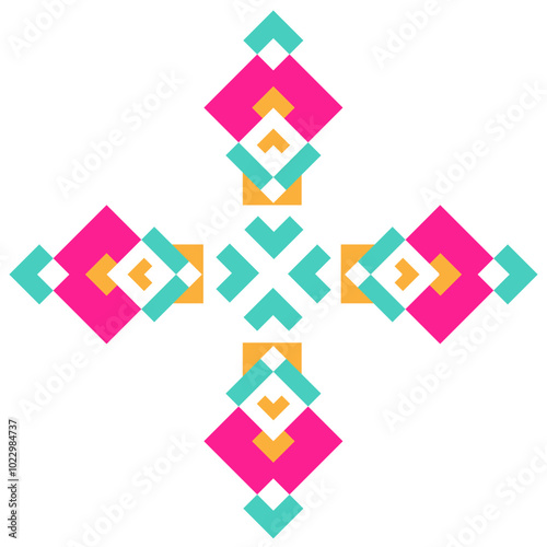 Abstract tribal pattern