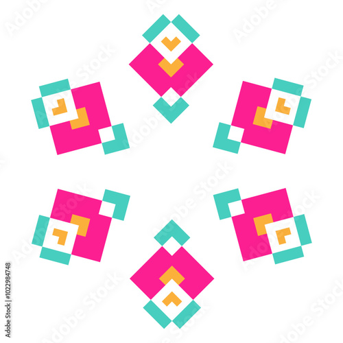 Abstract tribal pattern