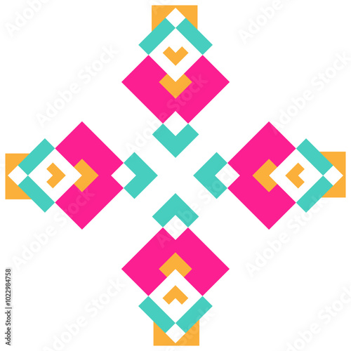 Abstract tribal pattern