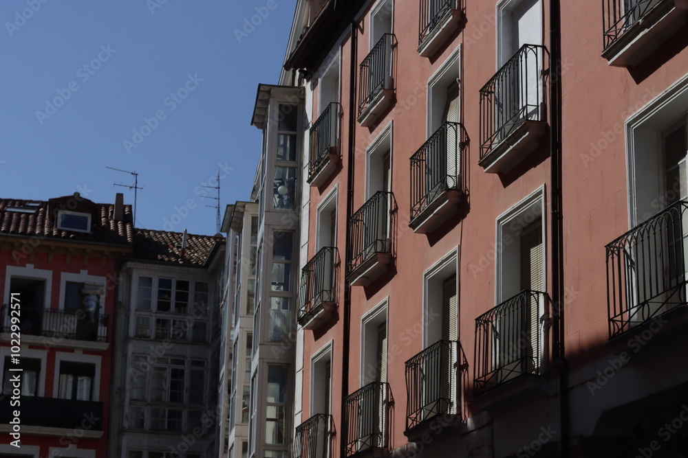 Fototapeta premium Building in the downtown of Burgos Spain