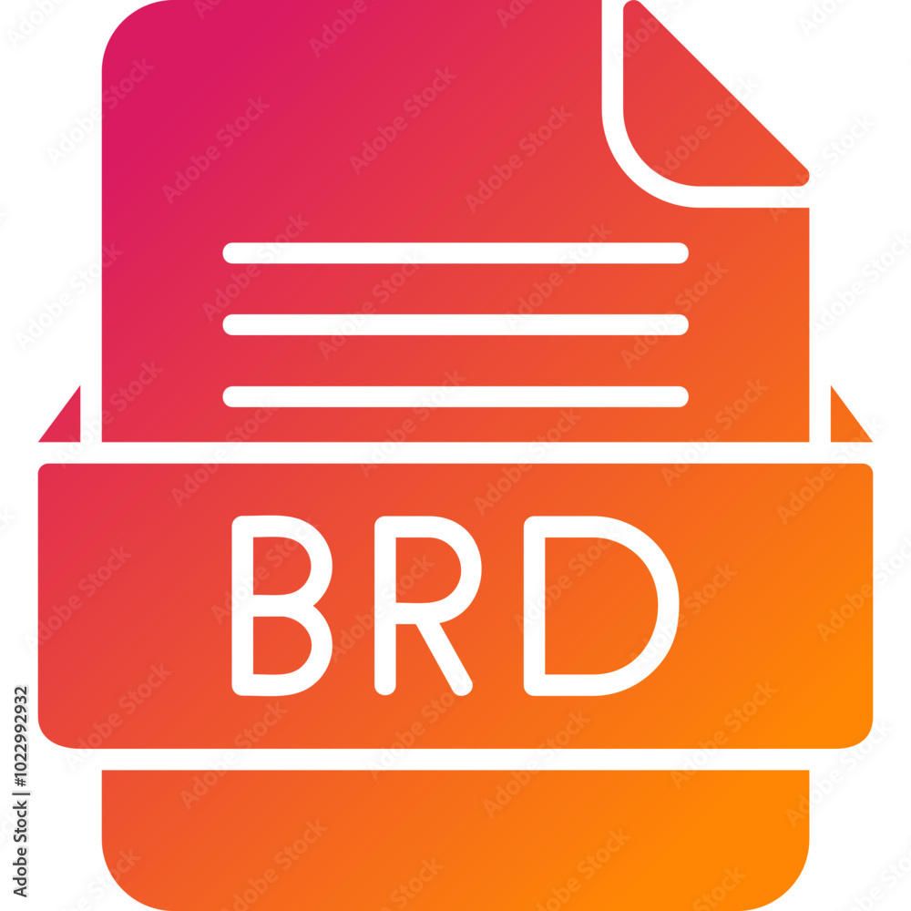 BRD File Format Vector Icon Design BRD File Format Vector Icon Design
