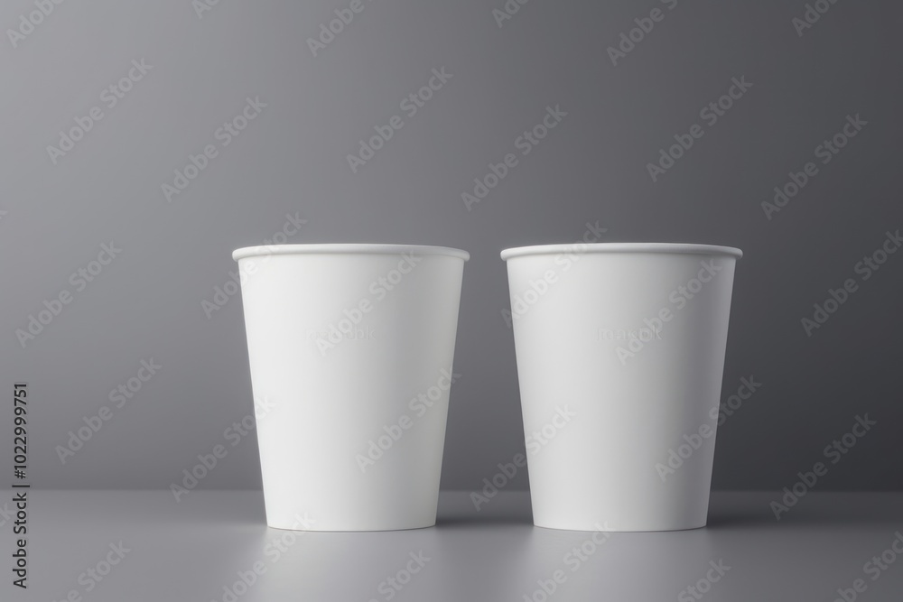 Paper cup packaging studio shot refreshment disposable. Paper cup packaging studio shot refreshment disposable.