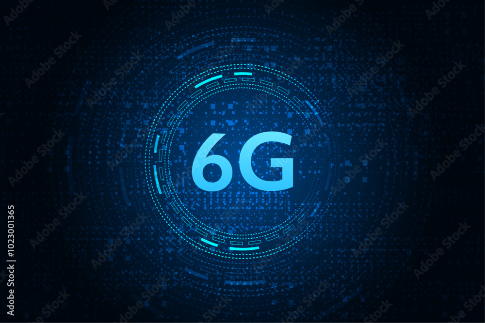 concept of technology 6G mobile network , New generation telecommunication , high-speed mobile Internet, concept of technology 6G mobile network , New generation telecommunication , high-speed mobile Internet,