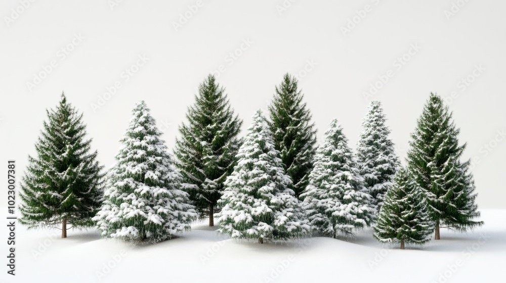 The Trees in Winter Wonderland The Trees in Winter Wonderland