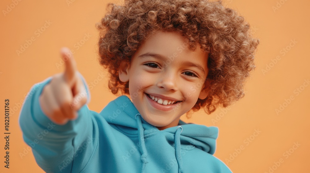 The Happy Child Pointing The Happy Child Pointing
