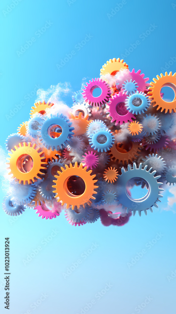 The concept of engineer education, gears and cogs composition isometric 3D vector illustration, studying science at university, and learning engineering. The concept of engineer education, gears and cogs composition isometric 3D vector illustration, studying science at university, and learning engineering.