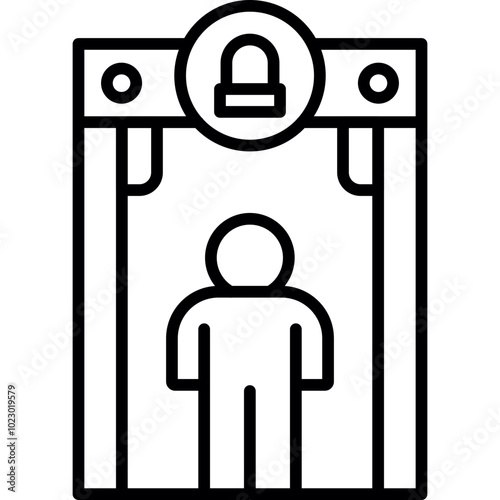Security Checkpoint Icon