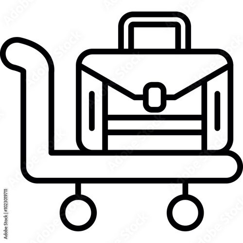 Baggage Cart Icon