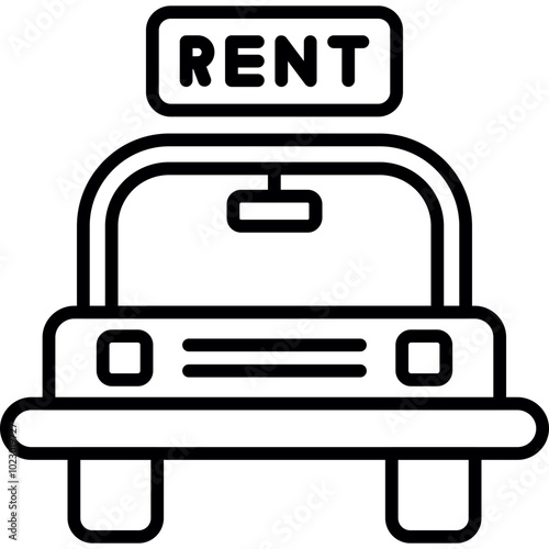 Rental Car Icon