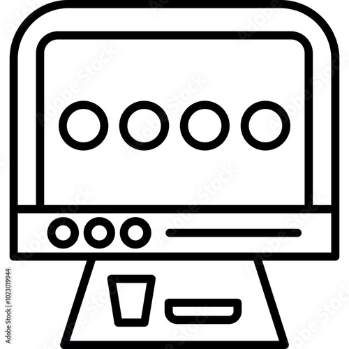 Inflight Entertainment Icon