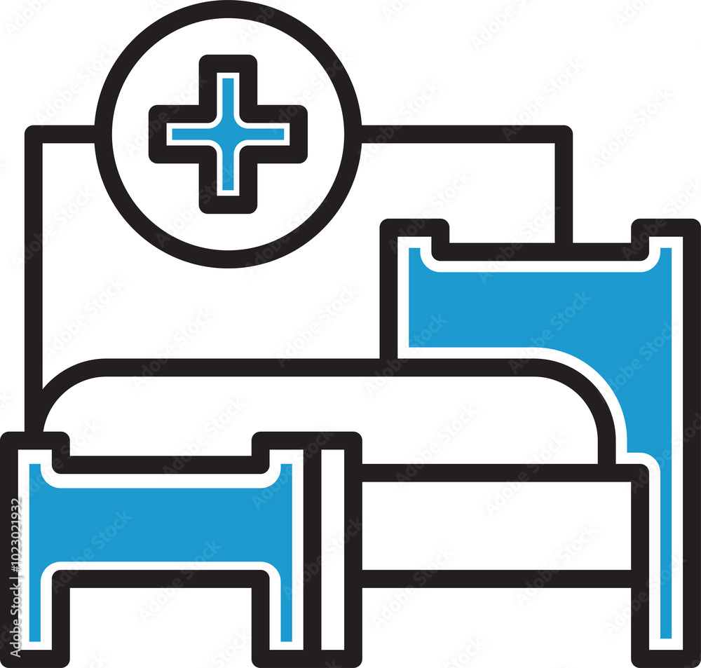 Patient Bed Icon Illustration
Patient Bed Icon Illustration