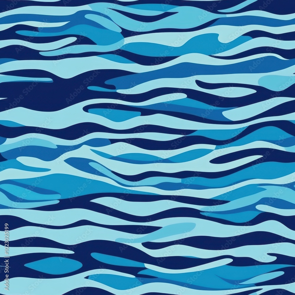 Abstract Blue Waves Pattern Background for Modern Design Abstract Blue Waves Pattern Background for Modern Design