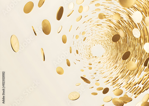 Golden Coin Vortex photo